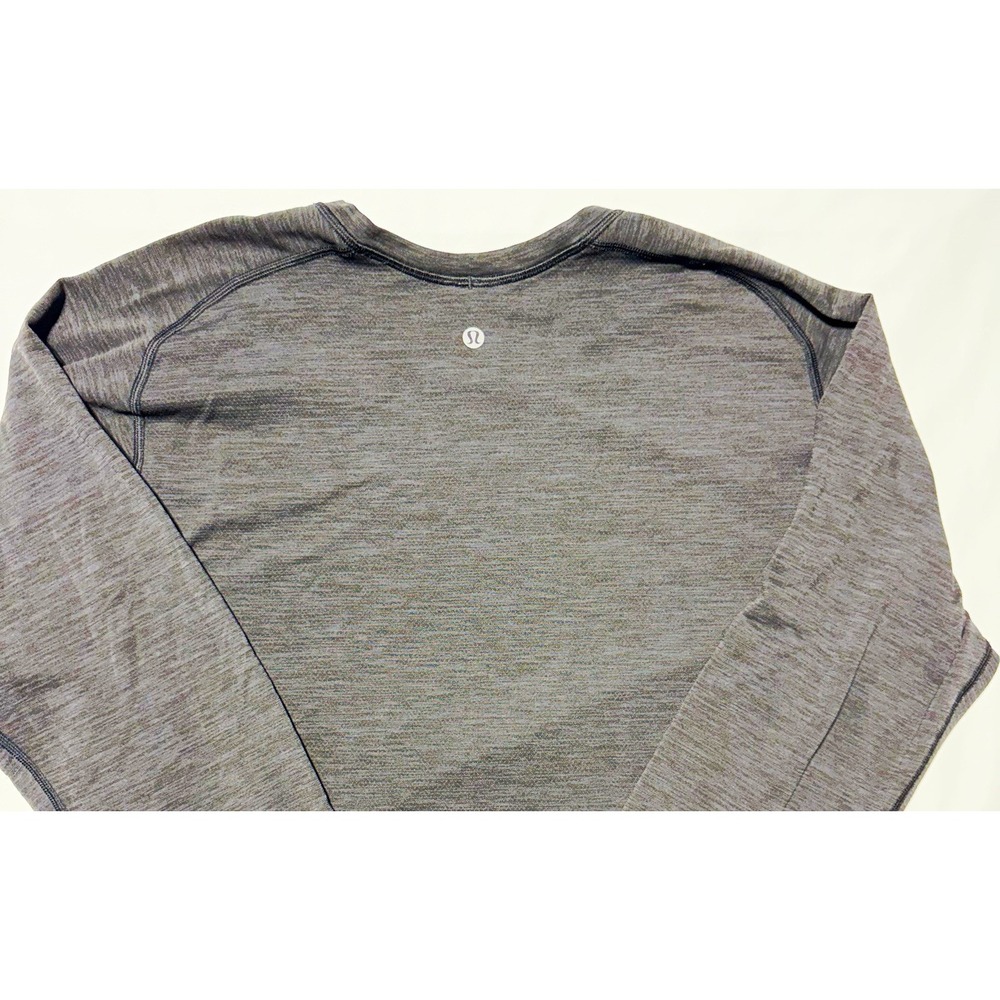 Lululemon Metal Vent Tech Long Sleeve Shirt Mens Large L Dark Charcoal Gray